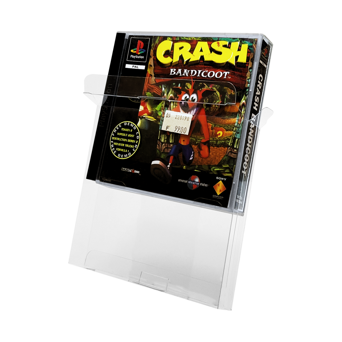 Boitiers de Protection Crystal Box de Jeux Playstation 1