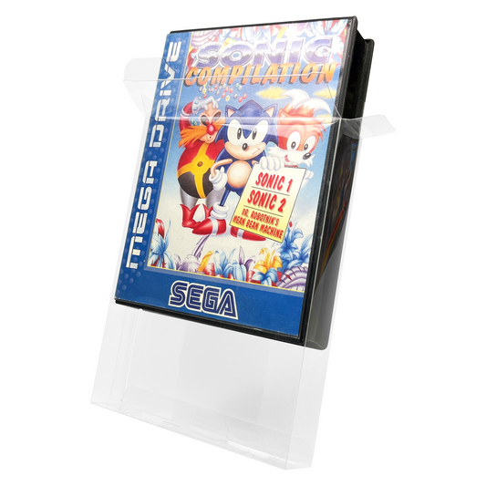 Boitiers de Protection Crystal Box de Jeux Mega Drive