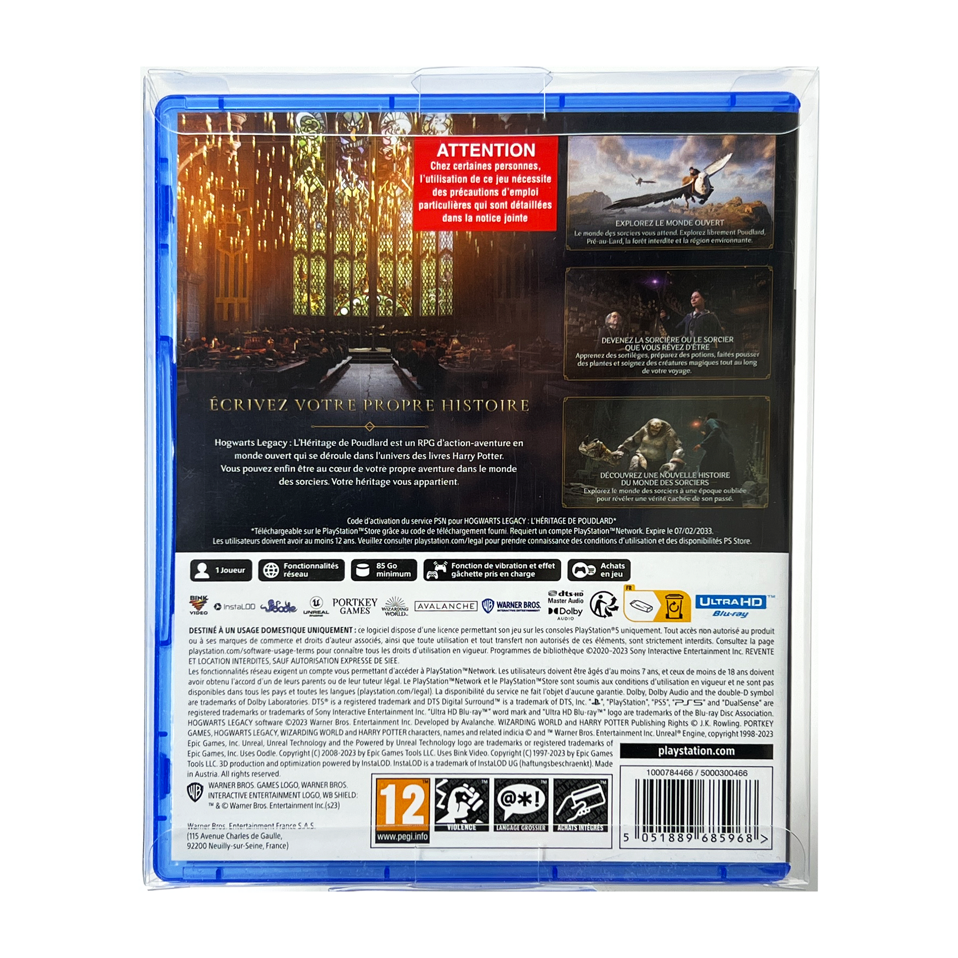 Boitiers de Protection Crystal Box de Jeux Playstation 5 – Retro Game Center